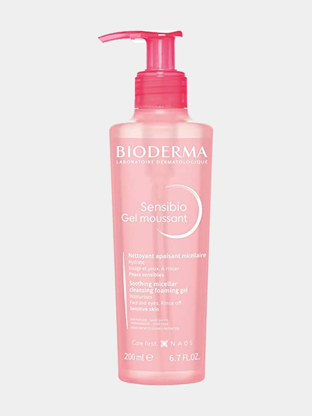 Успокаивающий мицеллярный очищающий гель, Bioderma Sensibio, 200 мл — фото 1