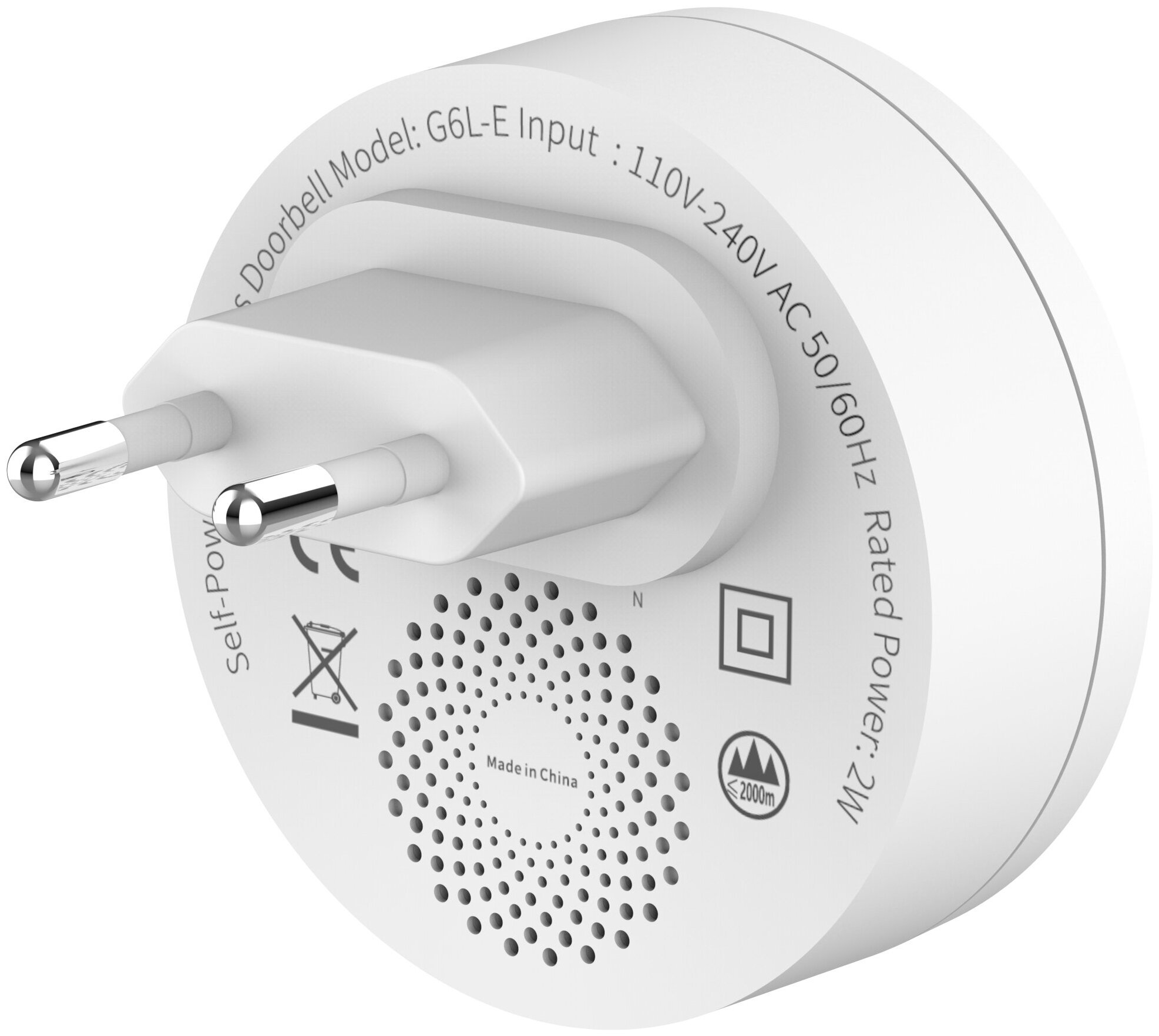 Изображение Беспроводной дверной звонок Linptech Self-powered Wireless Doorbell EU-версия