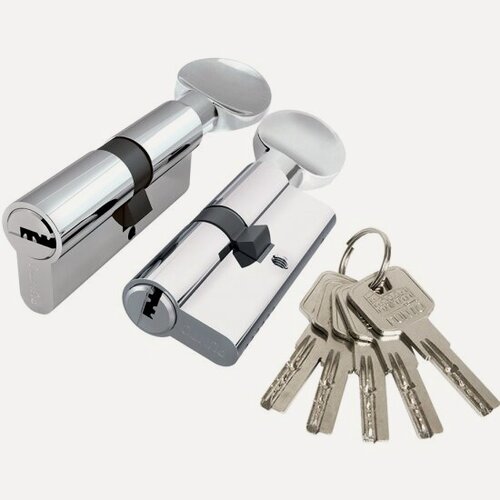 Изображение товара Punto Цилиндровый механизм Z3002Knob70(30+10+30) с вертушкой CP хром