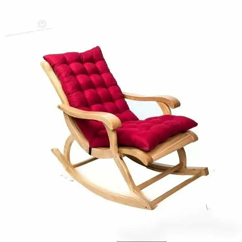 Шезлонг Visiting Yufeng с мягким сиденьем с подлокотниками красный