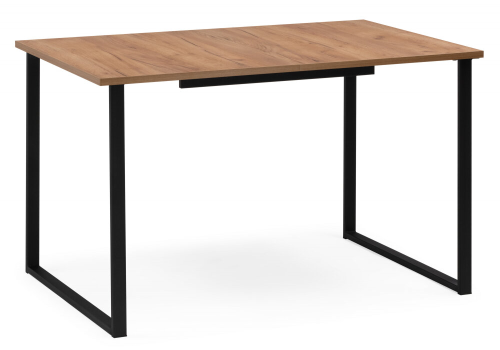 Стол деревянный Лиман woodville дуб и светлое дерево, металл и дерево, прямоугольная столешница
