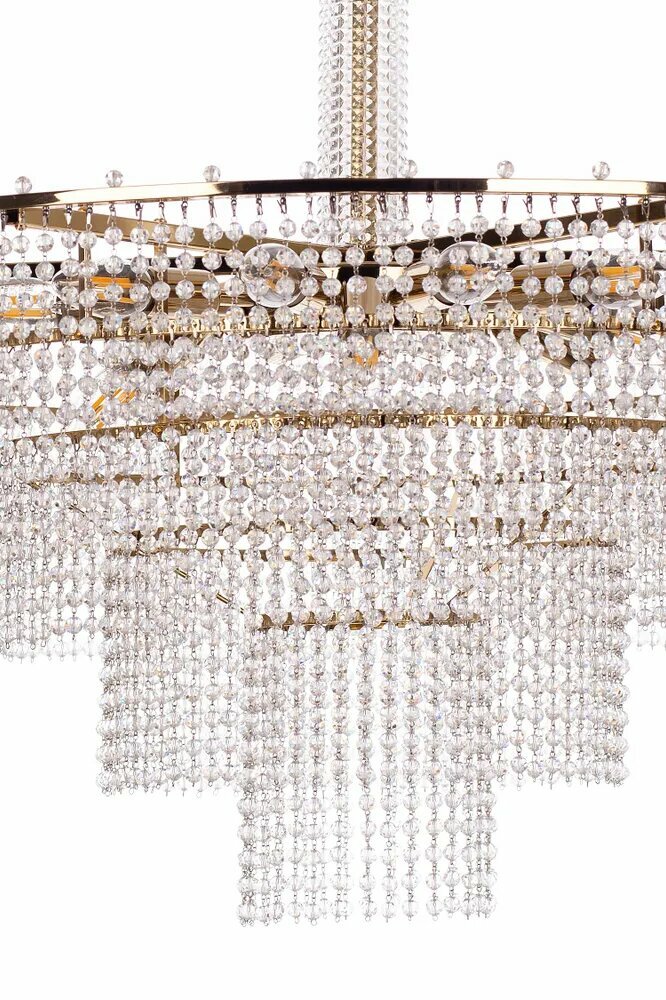 Люстра Mak Interior Celestia D600, E14, 6 лампочек, современная, золотая — фото 1