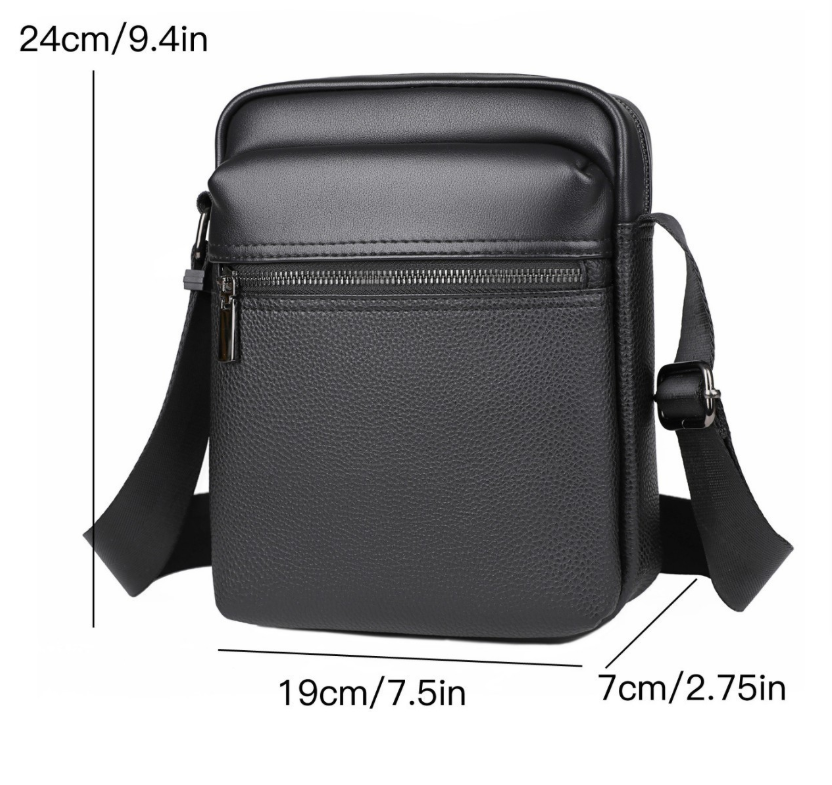 Сумка планшет  Сумка барсетка мужская, фактура зернистая, матовая, черный