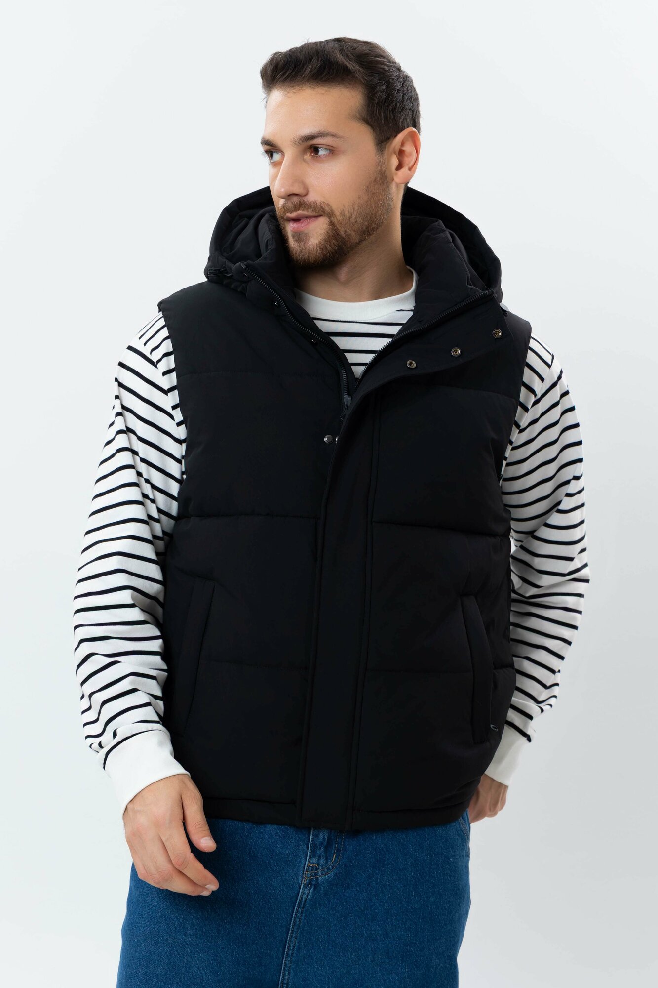 Жилет спортивный TERRA PRO, размер 2XL, black