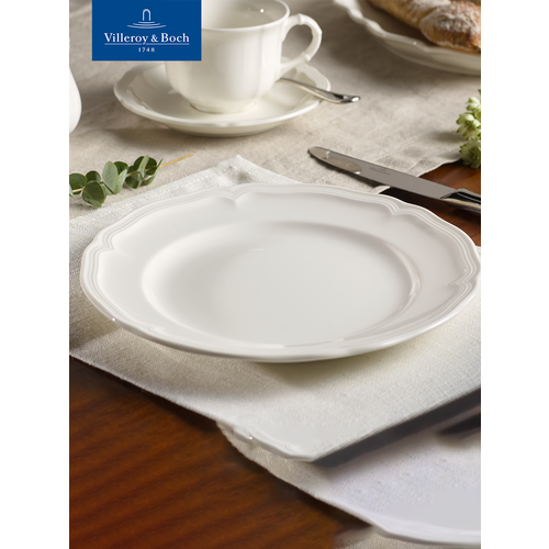 фото Тарелка салатная 21 см, manoir, villeroy & boch, премиум-фарфор