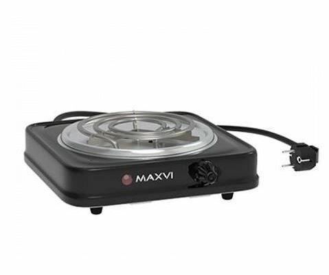 Электрическая настольная плита MAXVI HE101 1 конфорка черный