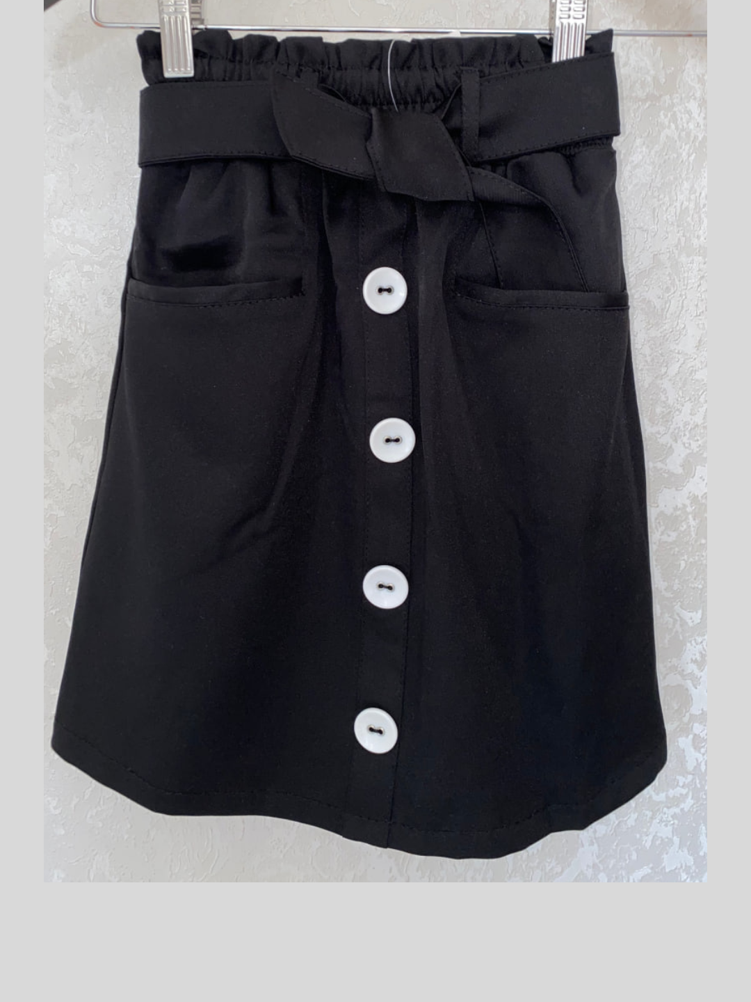 Школьная юбка, размер 130, черный — фото 1