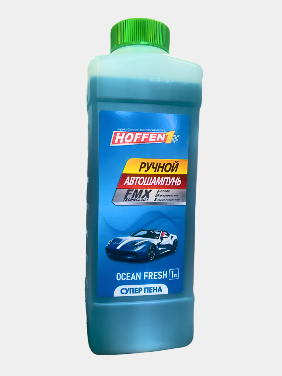 Автошампунь "Ocean", ручной, Hoffen, свежий аромат, 1 л — фото 1