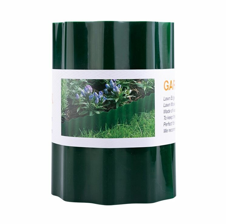 Бордюрная лента садовая PALISAD 10 х 900 см зеленая полипропиленовая устойчивая к УФ-лучам бордюр садовый комплект 2 шт