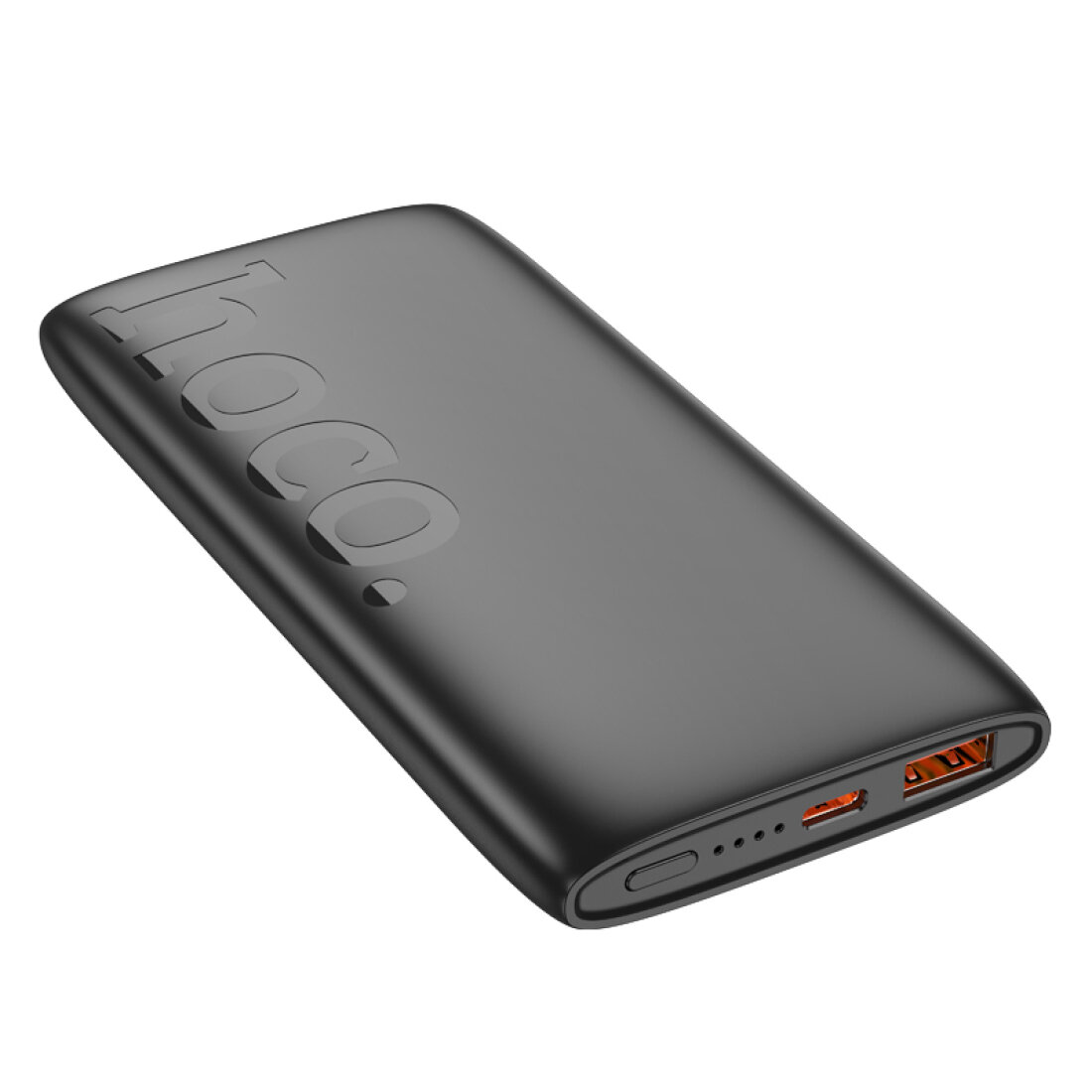 Универсальный Доп. Аккумулятор 10000mAh, J122, HOCO, выход: 1 USB (22.5W)+1 PD (20W), черный — фото 1