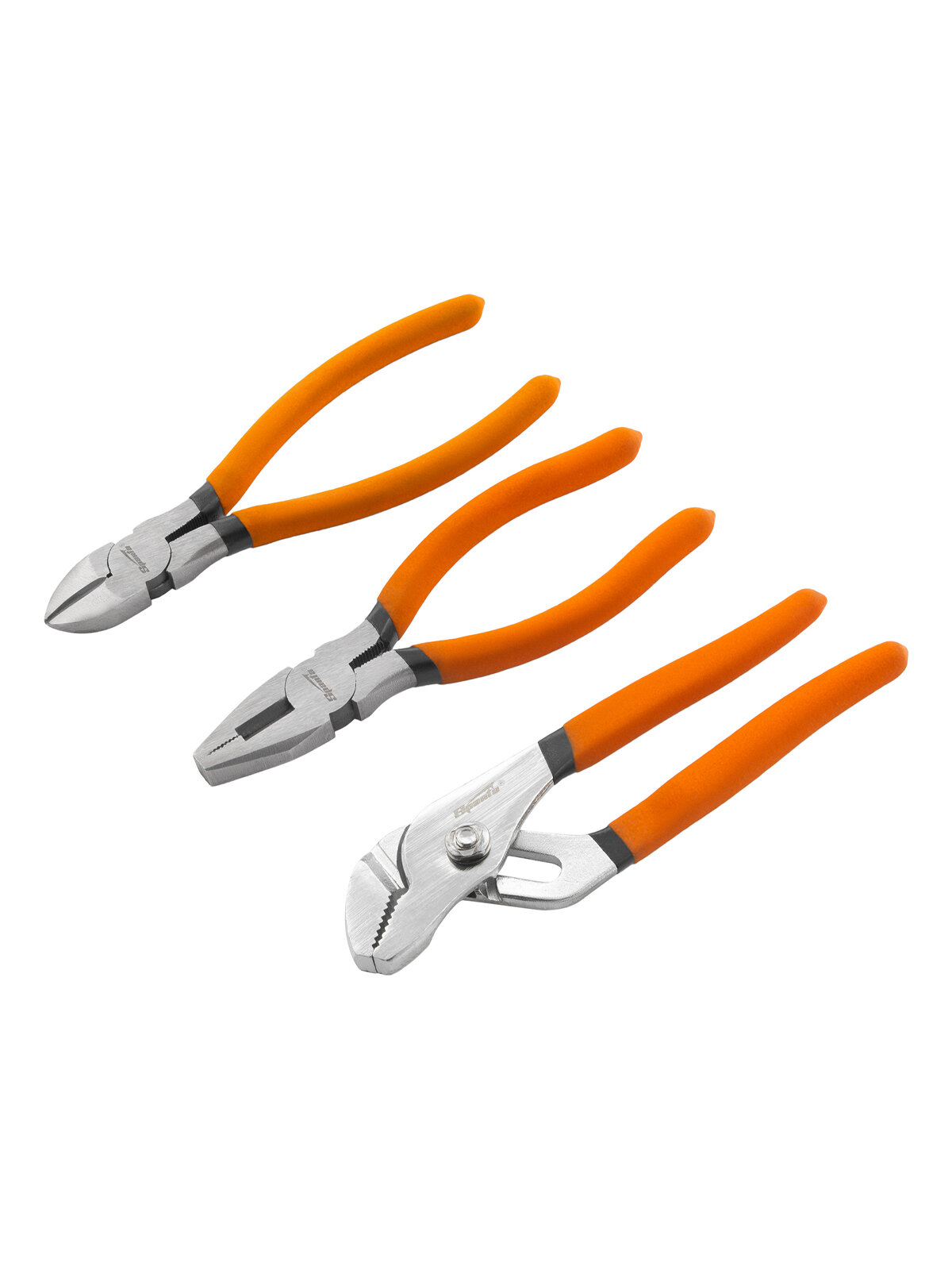 Набор губцевого инструмента из 3-х предметов №2 Sparta (плоскогубцы бокорезы клещи перестав.) 13545