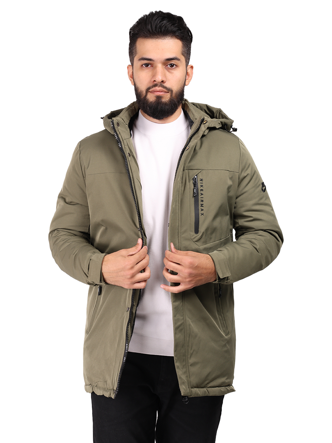 Куртка NIKE, размер 58, красный, зеленый — фото 1