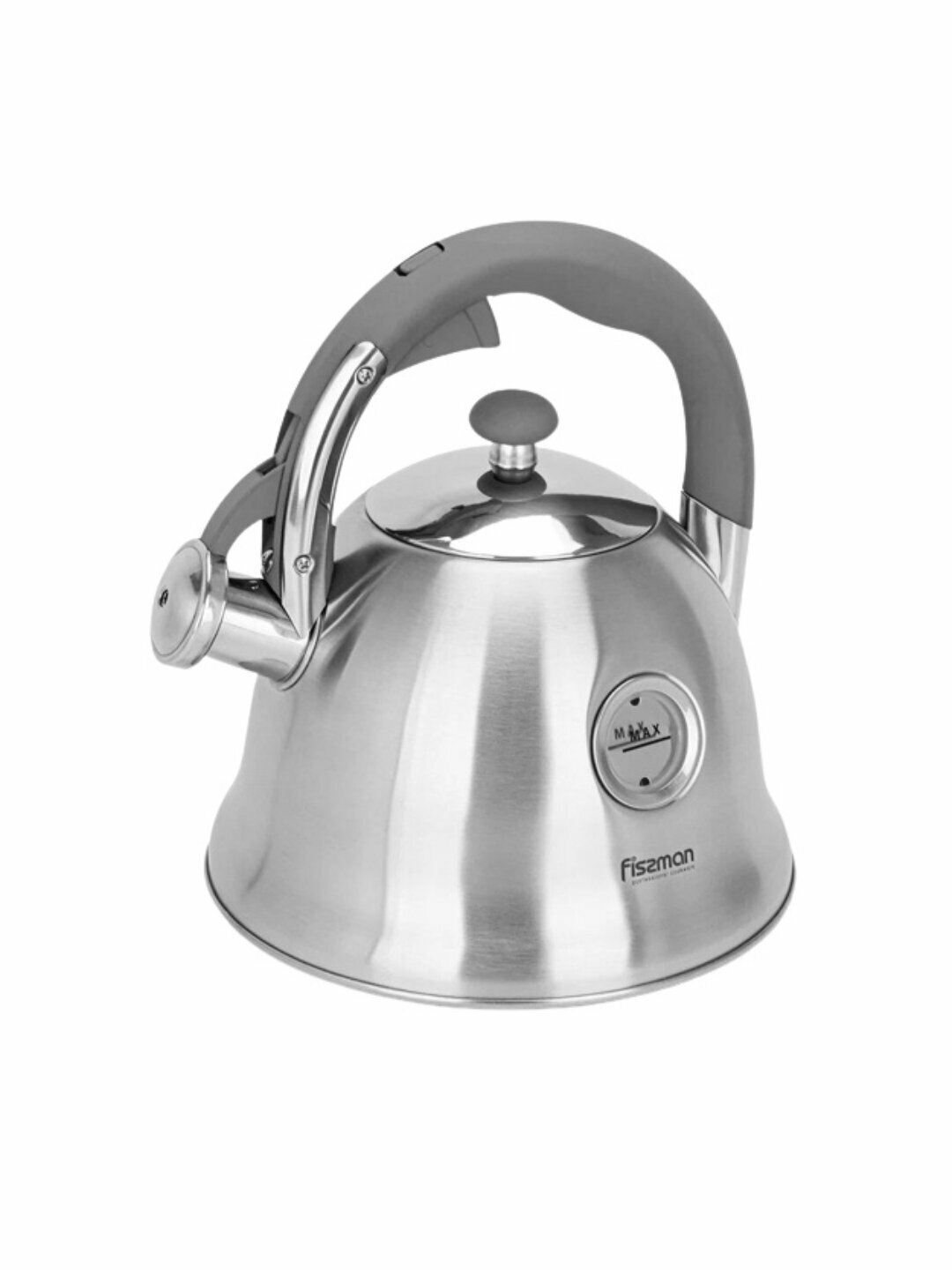 Чайник для кипячения воды FISSMAN WENDY 5965, объём 3000 мл, со свистком, нержавеющая сталь