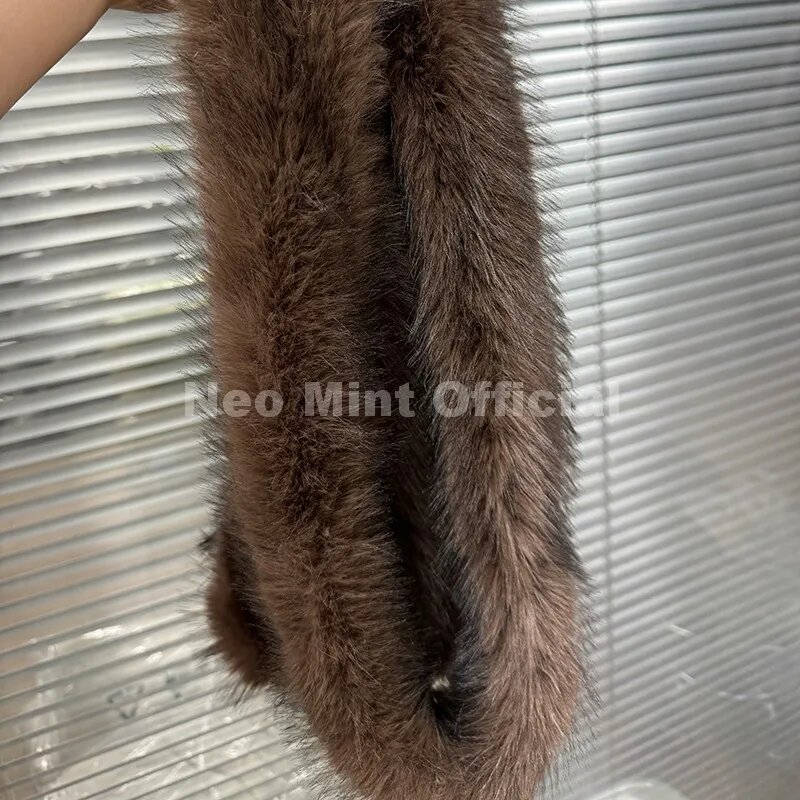 Меховой пояс Faux Fur Scarf HLFUR152