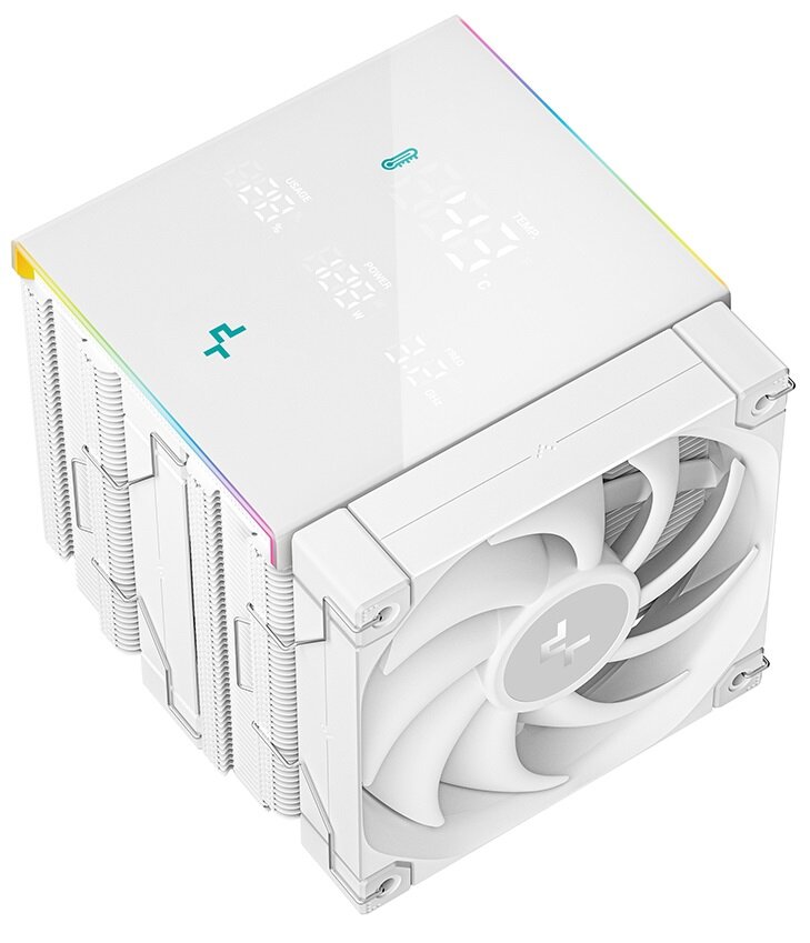 Кулер для процессора DeepCool AK620 Digital Pro WH (All sockets, PWM) — фото 1