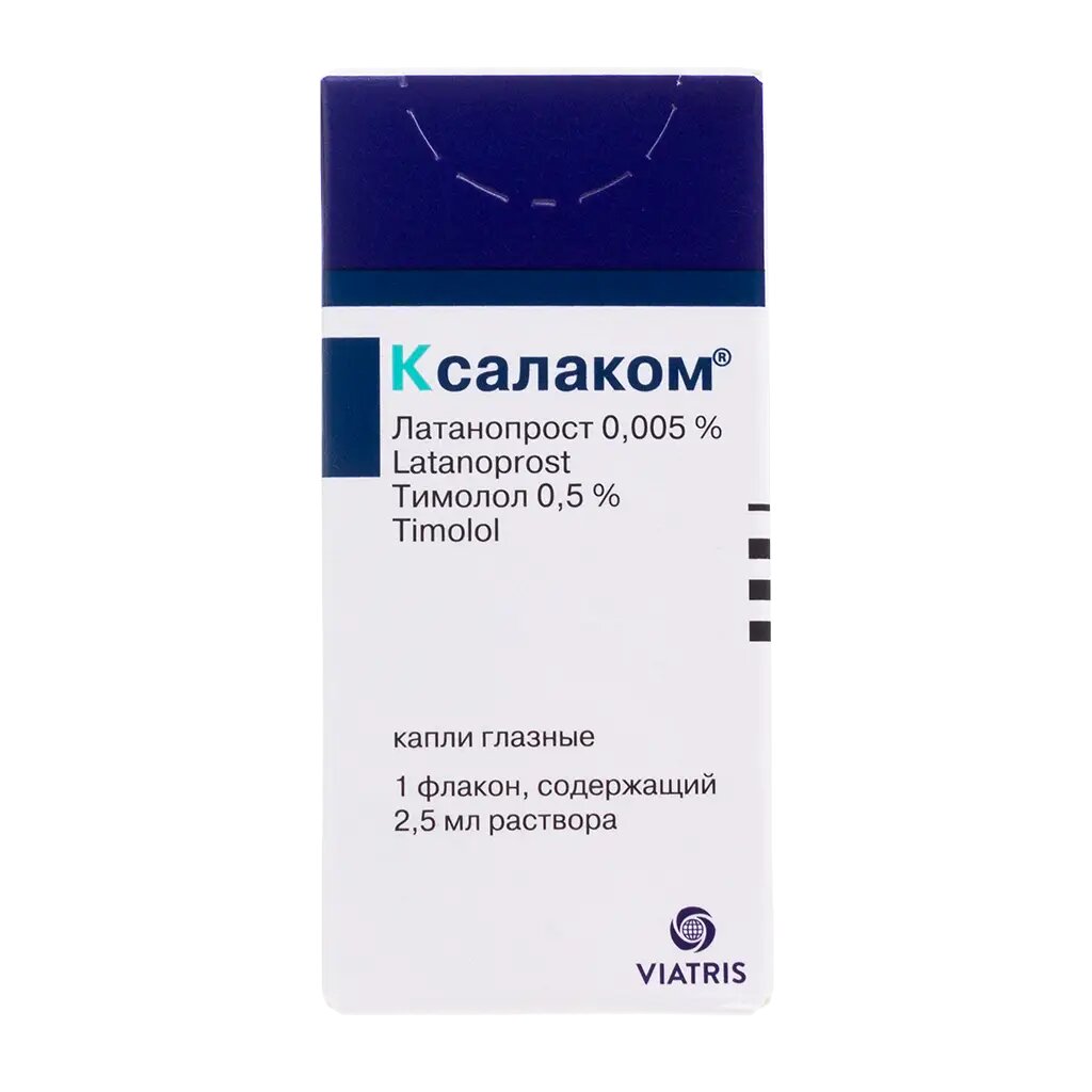 Ксалаком капли глазные 0005%+05% фл-кап 25 мл 1 шт