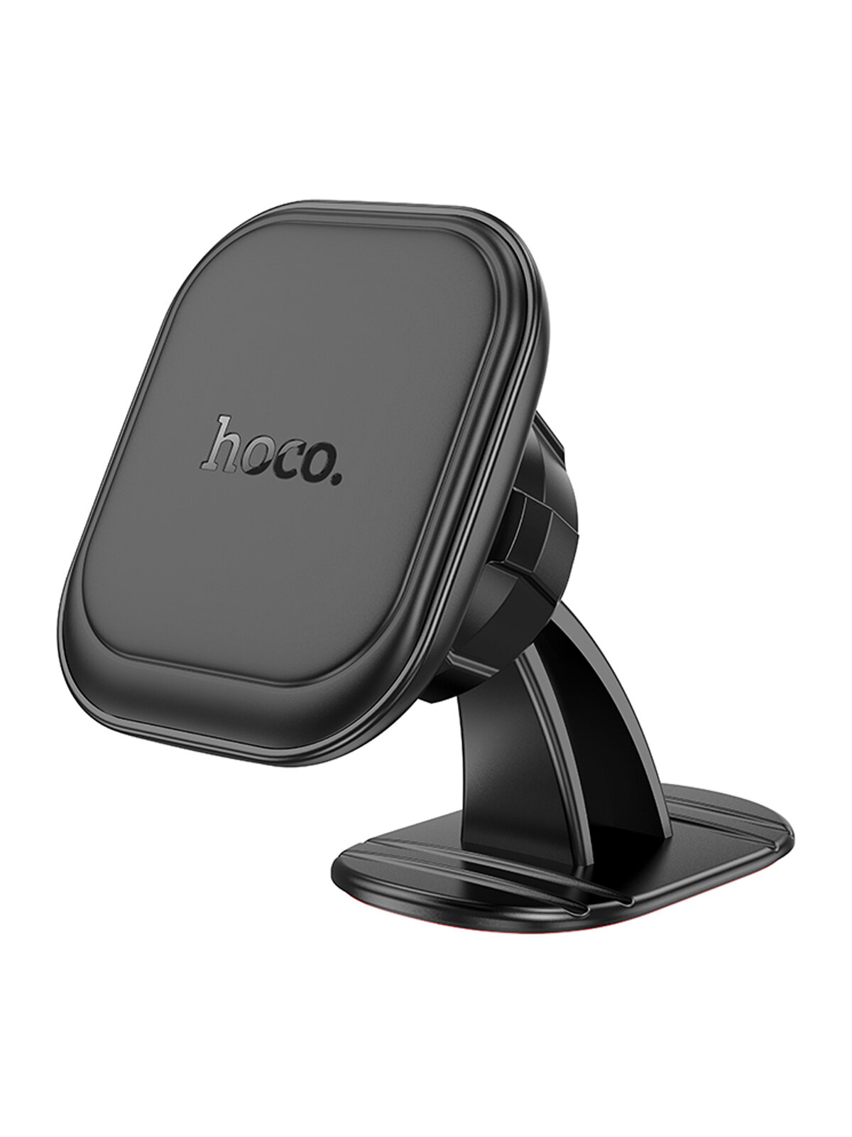 Автомобильный держатель для телефона HOCO на приборную панель с регулируемым углом наклона магнитный черный