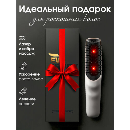 Лазерная расчёска от выпадения и для роста волос массажер электрический для головы 1950₽