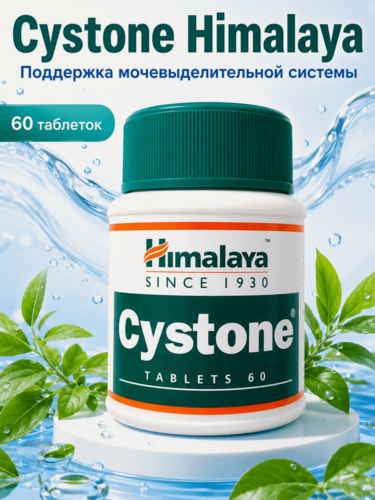 Изображение товара БАД Himalaya Хималая Цистон Cystone для почек и мочевыделительной системы, 60 таблеток