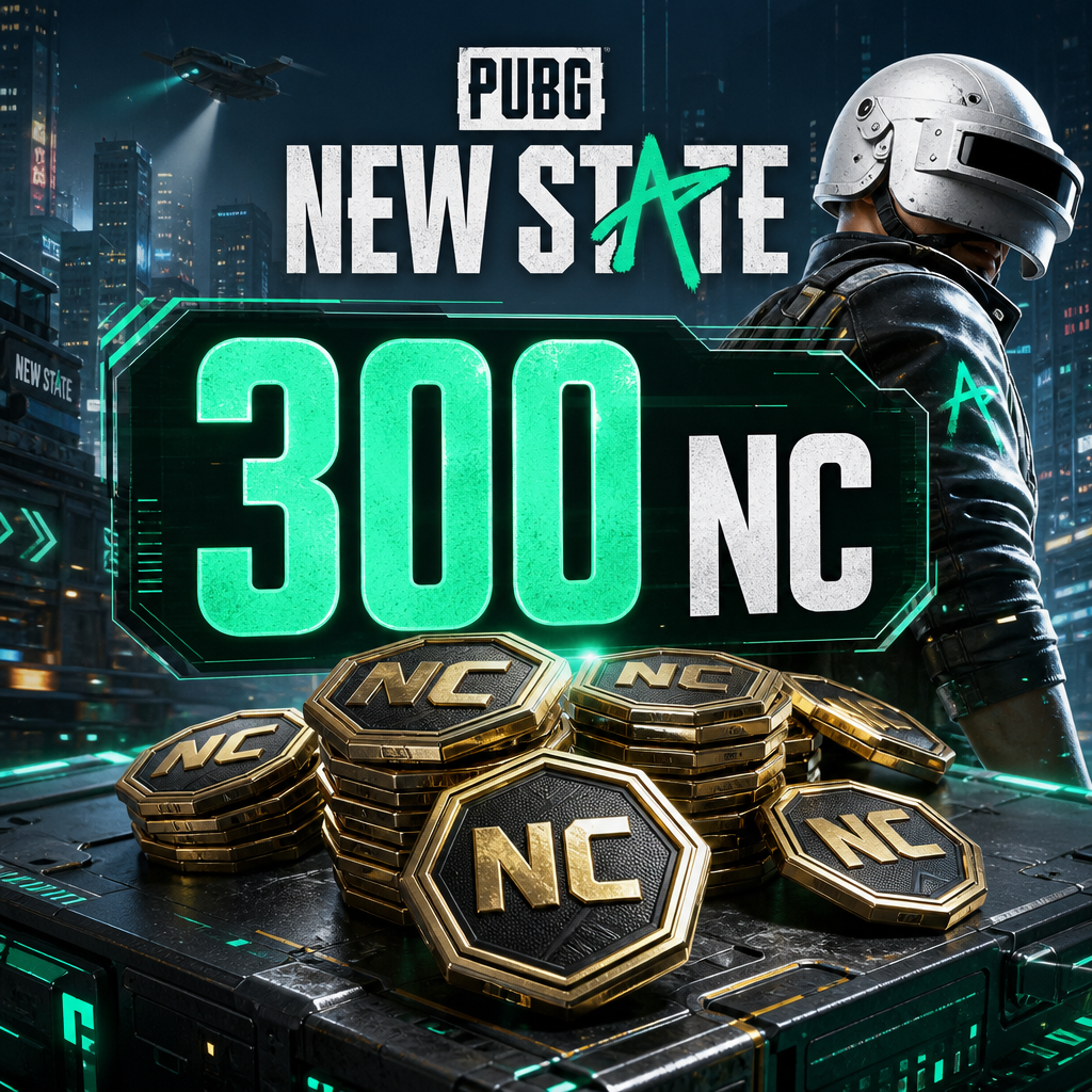 PUBG: New State — 300 NC / код / пополнение игровой валюты