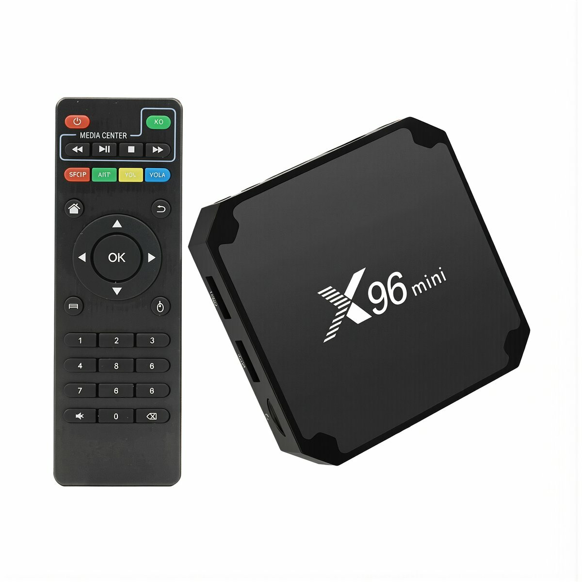 ТВ приставка X96 mini 2GB 16GB на чипе Allwinner H313, Android 10, поддержка 4K HDR 2.4G WiFi Ethernet с пультом дистанционного управления