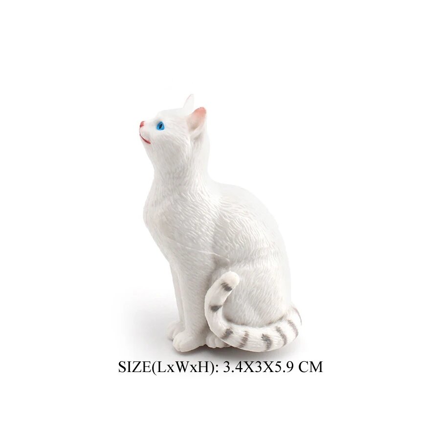 Фигурка кошки белая Mini Cat -8