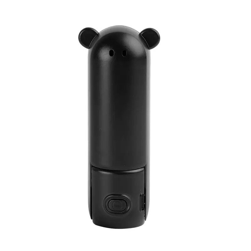 Складной веер-осьминог для коляски перезаряжаемый USB маленький портативный ручной черный