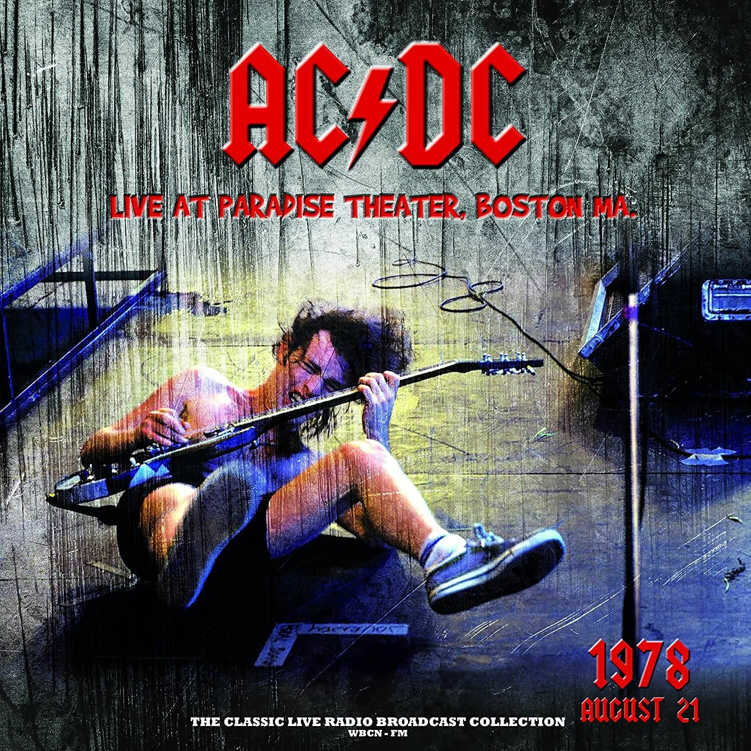 Виниловая пластинка AC/DC - Live at Paradise Theatre Boston 1978 Clear Marbled Vinyl (LP)