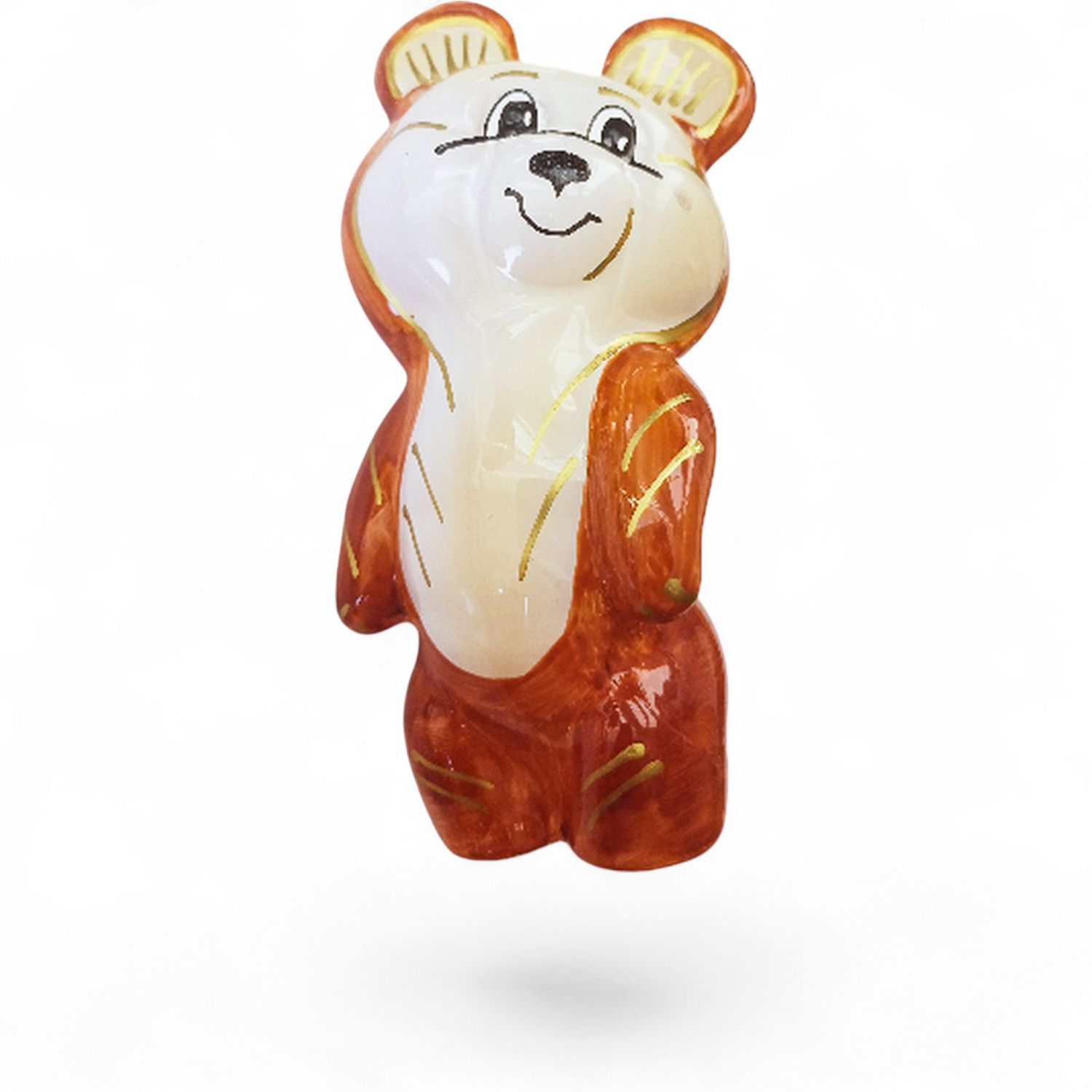 Ёлочное украшение ЮниОпт классика, "Мишка", 11.5см