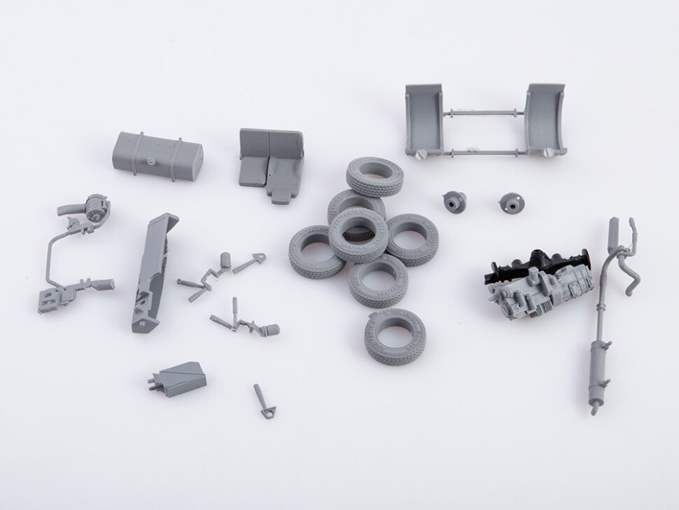 Сборная модель КАМАЗ-43089 Компас 9 (1/43) 1660AVD — фото 1