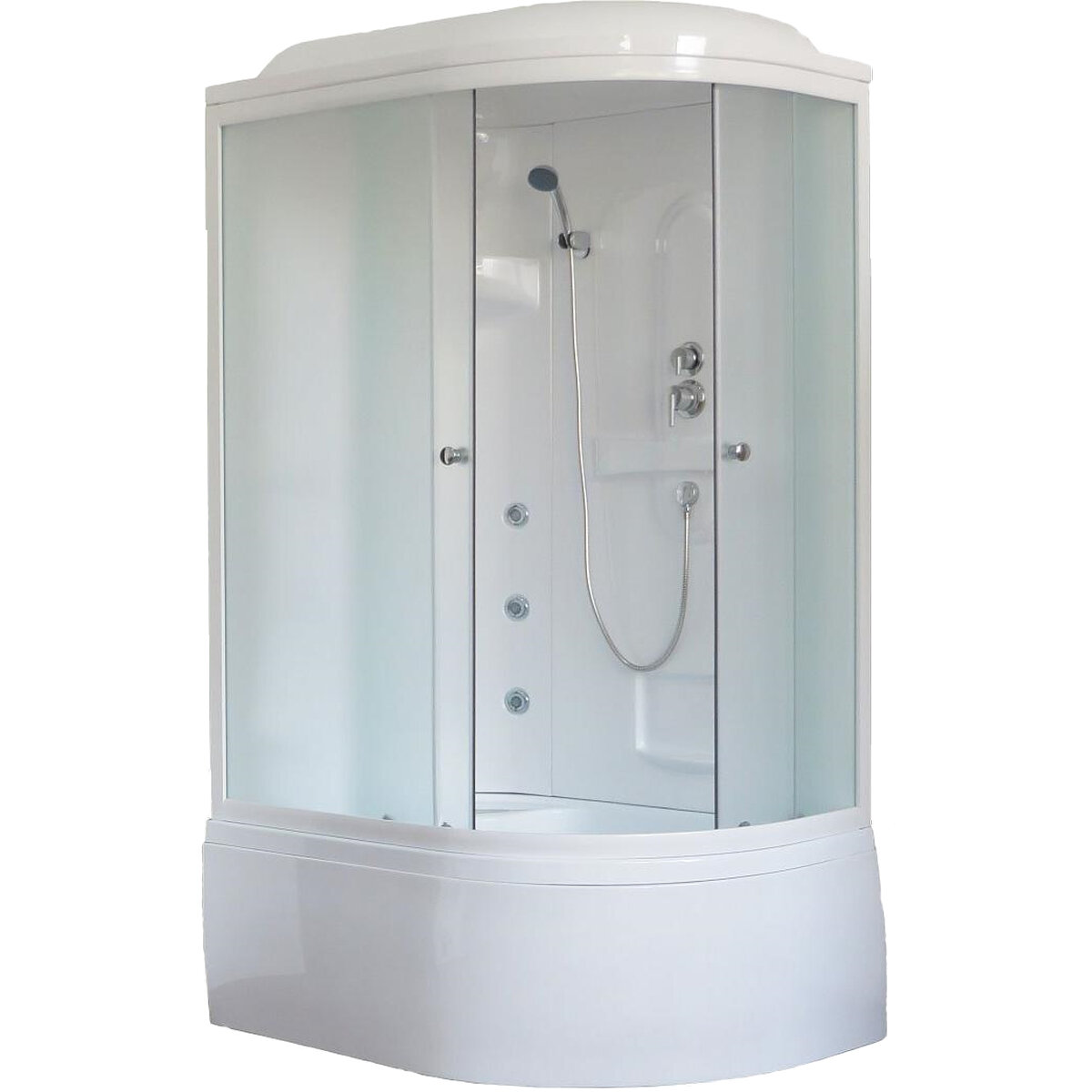 Душевая кабина Royal Bath 8120BK2-M L матовое