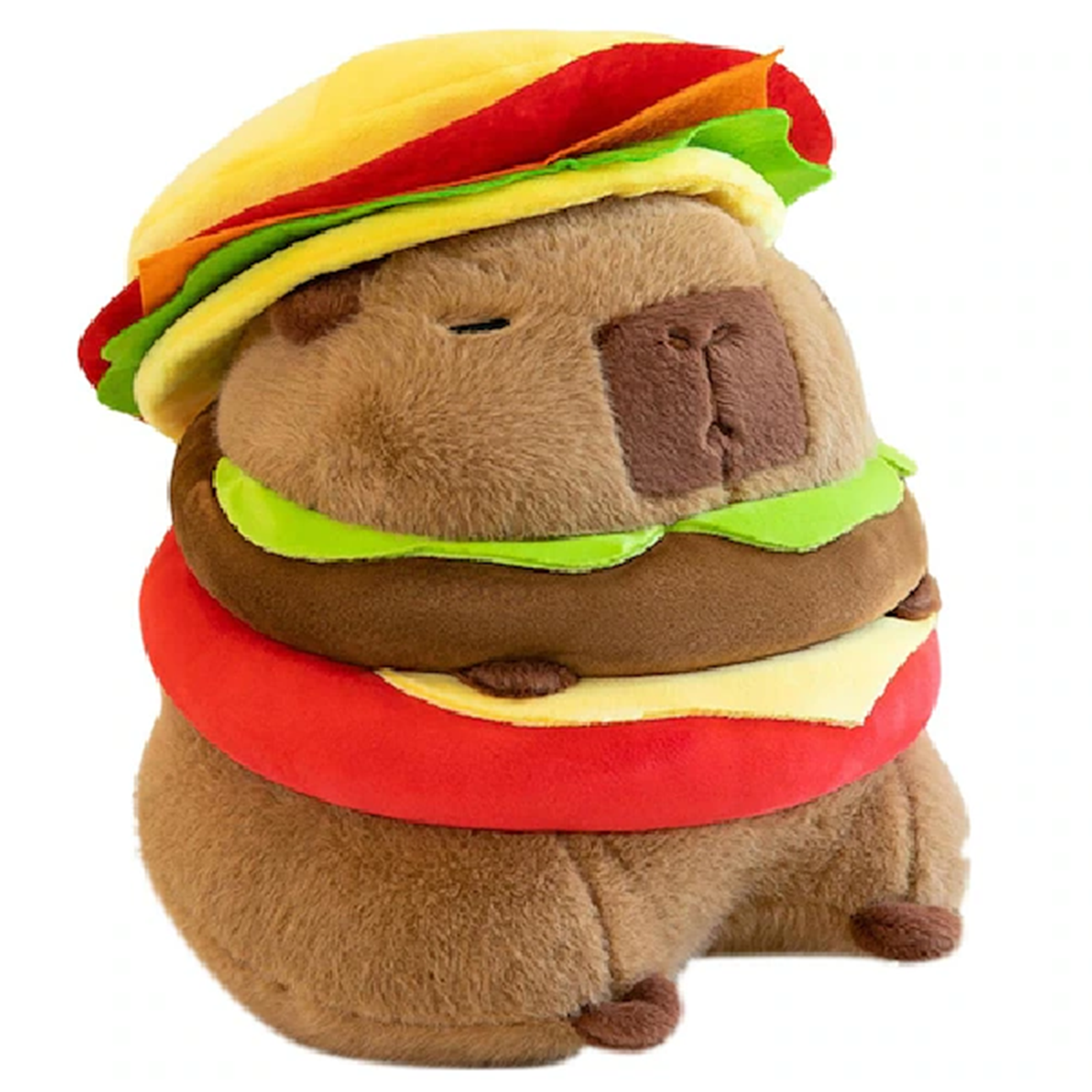 Плюшевый кукла Kapibara capybara doll (дinosaur 30cm), материал мягкий плюш, наполнение ПП вата высокой эластичности, размер 30см, вес 0.3кг, примечание размеры измерены manually возможна разница 1-3см