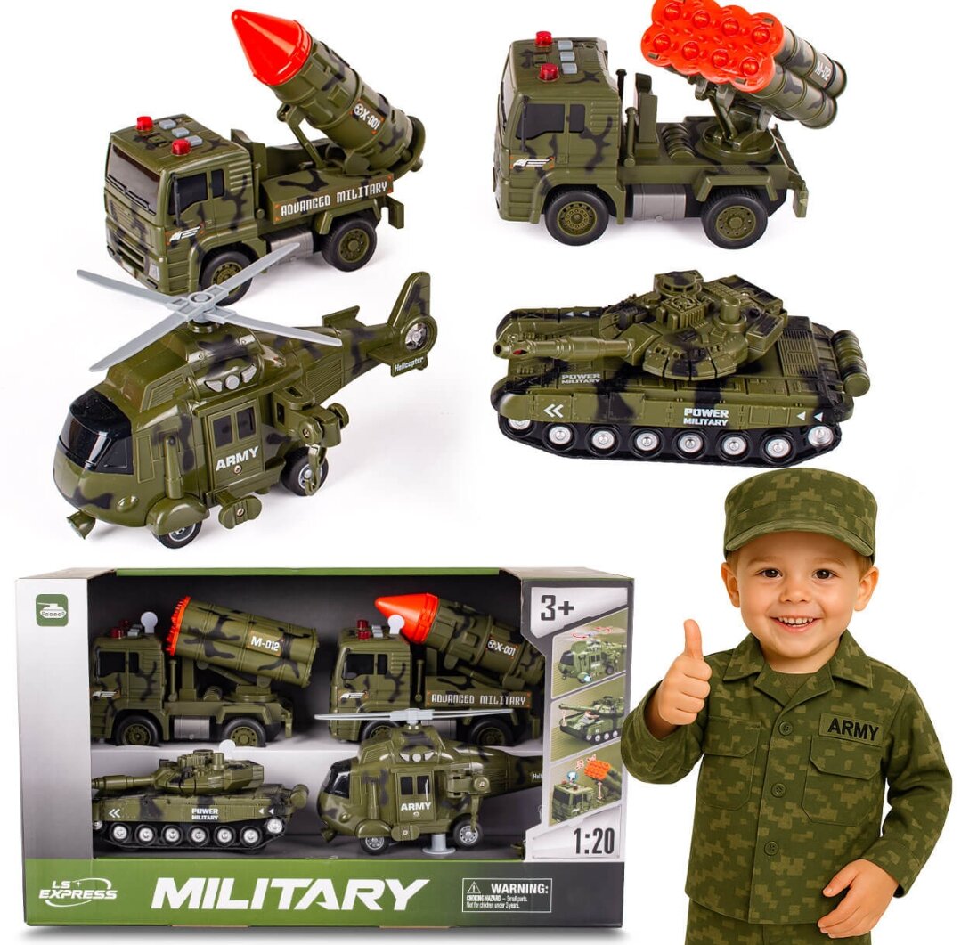 Набор спецтехника машина грузовик экскаватор самосвал инерционный звук, свет