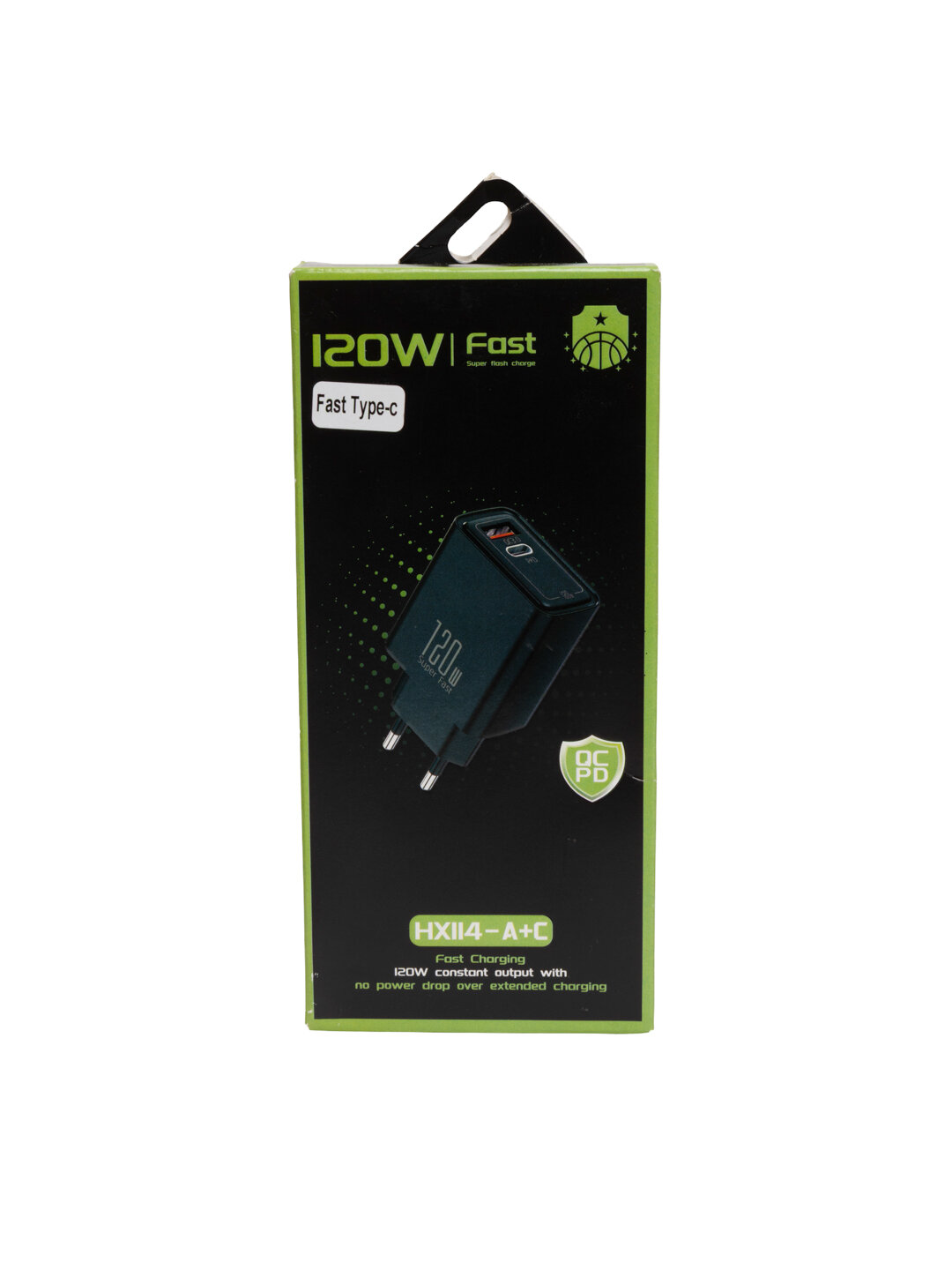 Зарядное устройство, кабель Type-C, с быстрой зарядкой 120 W