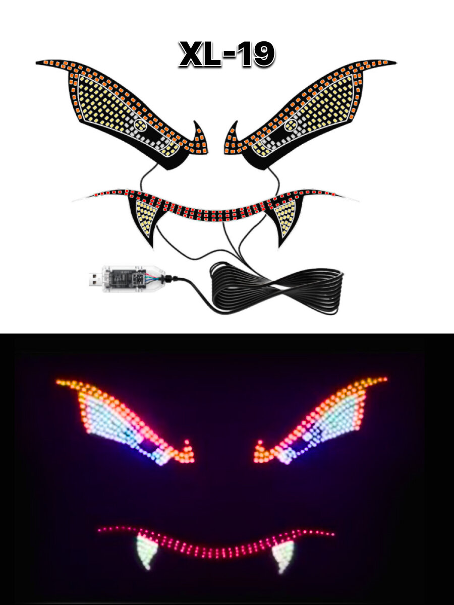 Светодиодная наклейка на авто — фото 1