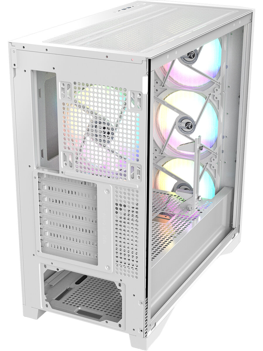 Корпус для ПК без БП RAIJINTEK Agos MAX-MS4 White (0R20B00262) — фото 1