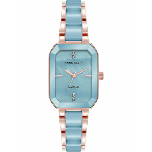 фото Наручные часы anne klein diamond, золотой, голубой