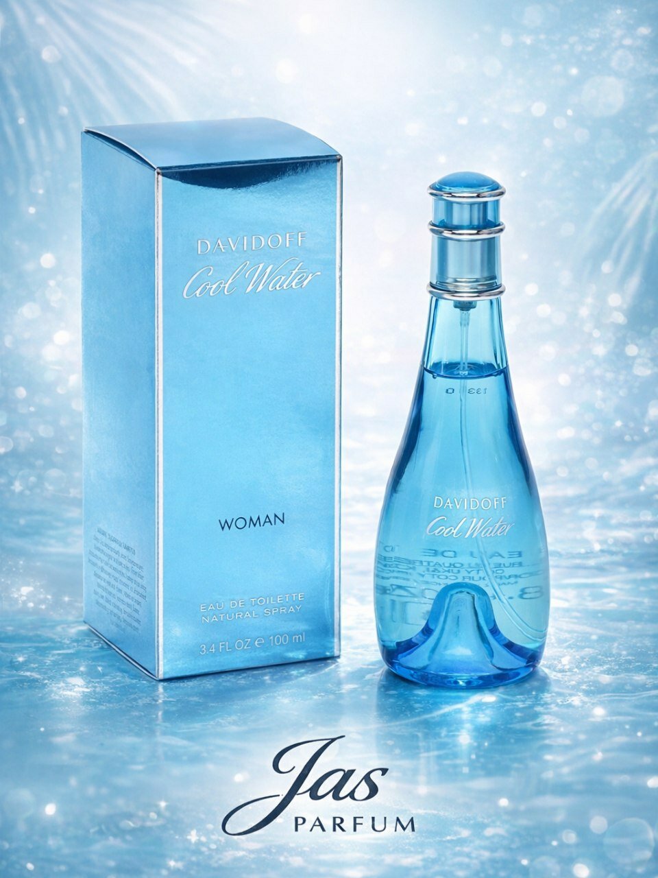 Парфюмерная вода для женщин, DAVIDOFF COOLWATER, 100 мл