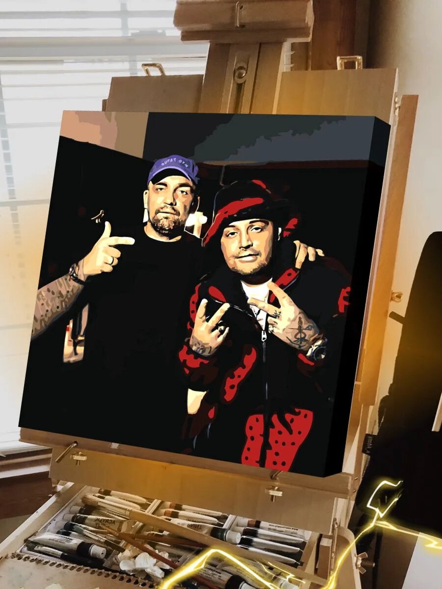 ГУФ картина по номерам на холсте — фото 1