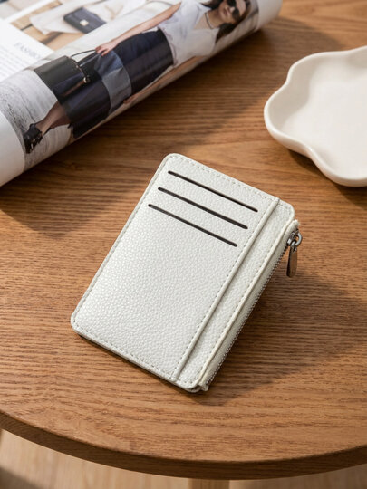 Картхолдер , фактура гладкая, молочный — фото 1