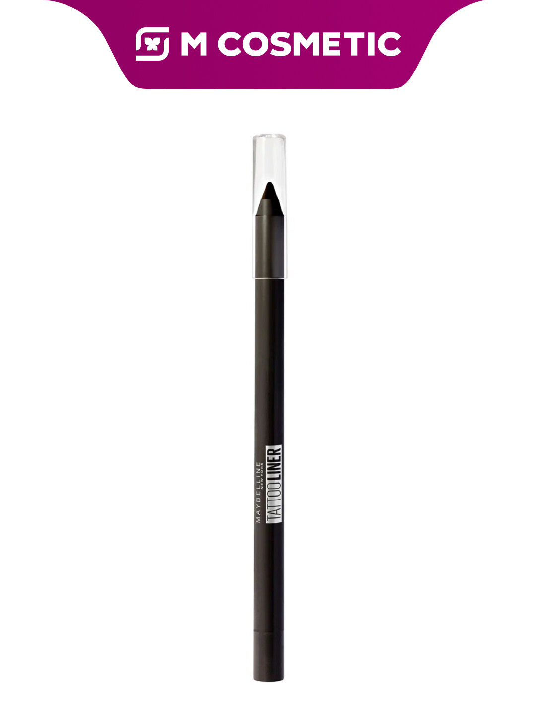 Карандаш для глаз Maybelline TattooLiner, гелевый, стойкий, черный, 13 г