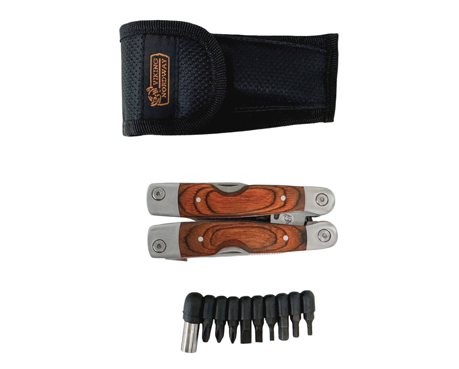 Мультитул Traveler с набором бит, 9 функций, сталь 420, арт. TM804 — фото 1