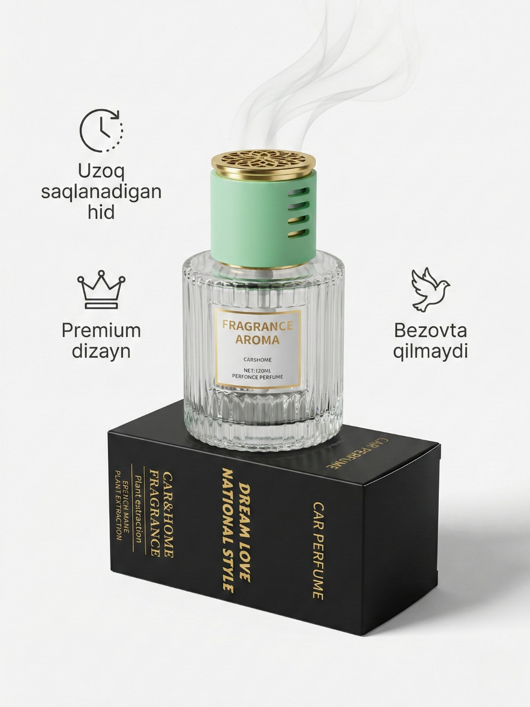 Ароматизатор Black Odor Для автомобиля, офиса и дома, освежитель. — фото 1