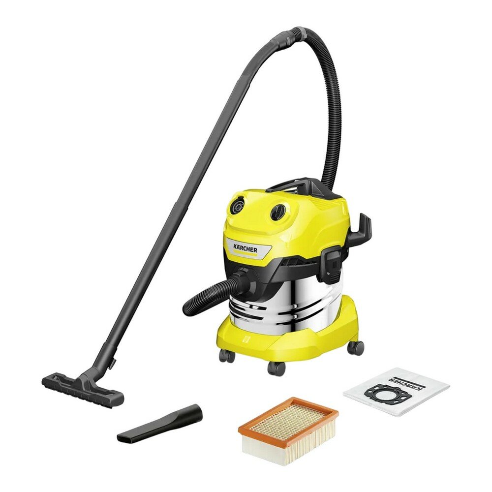 Строительный пылесос Karcher WD 4 S V-20/5/22 Yellow