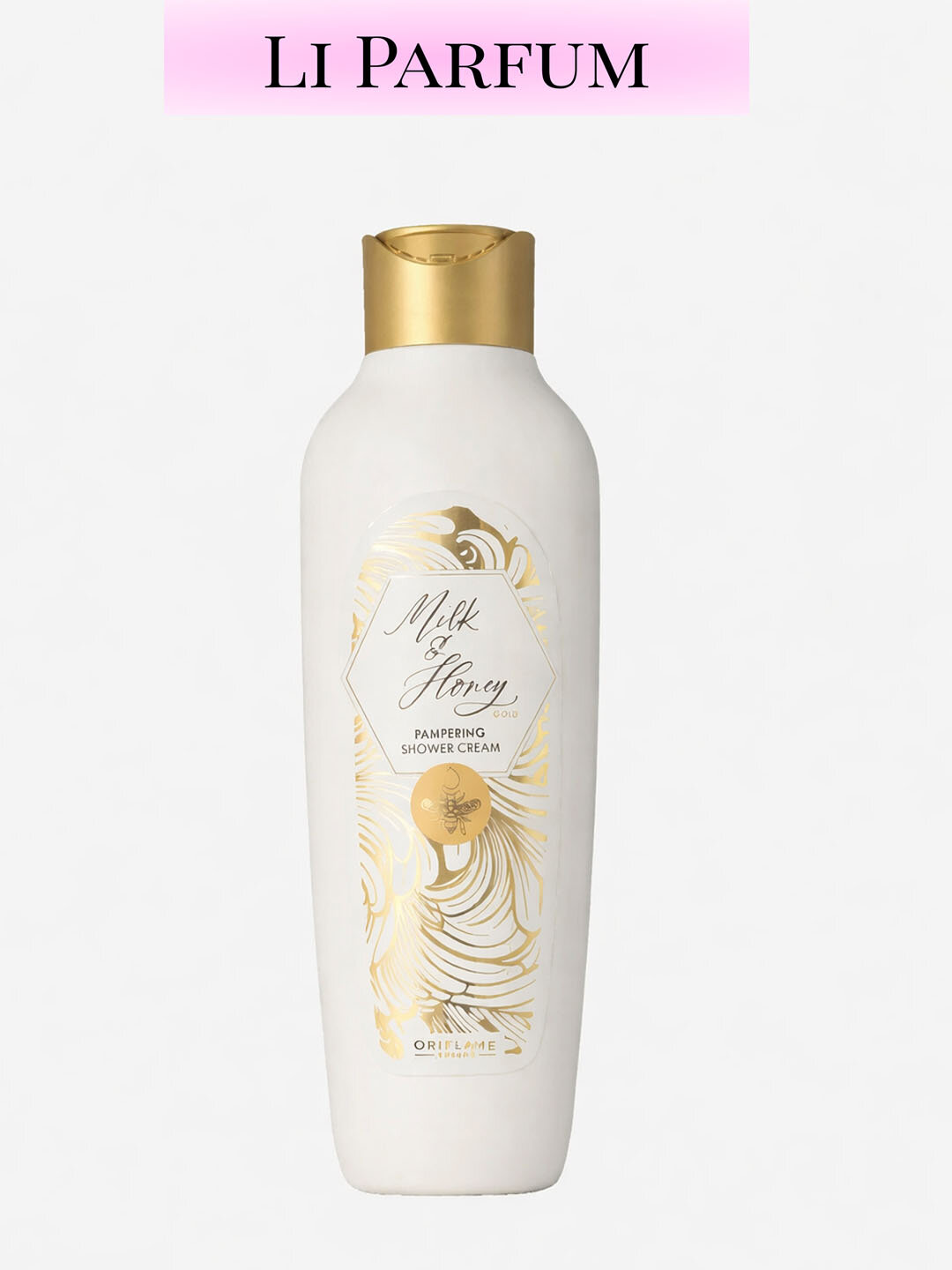 Oriflame Milk & Honey Gold — крем-гель для душа с молоком и мёдом, 250 мл