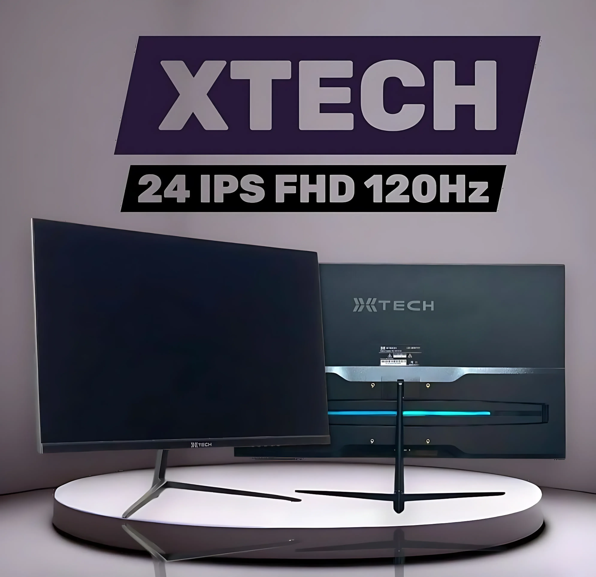 'Монитор XTECH 24' IPS 120 Hz Curved black GAMING MANITOR XTECH