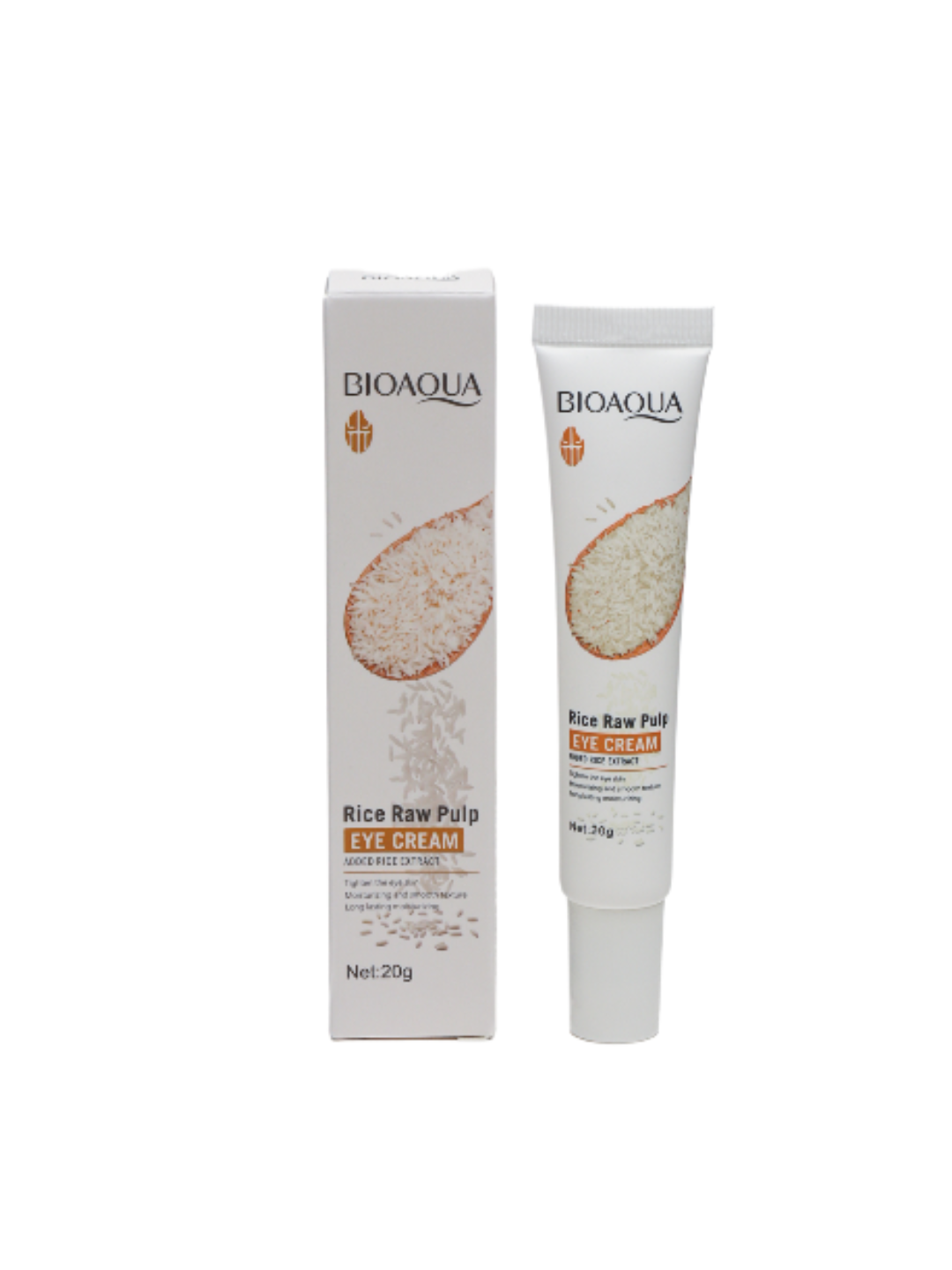 Крем для век "Белый рис", с экстрактом риса, для всех типов кожи — фото 1