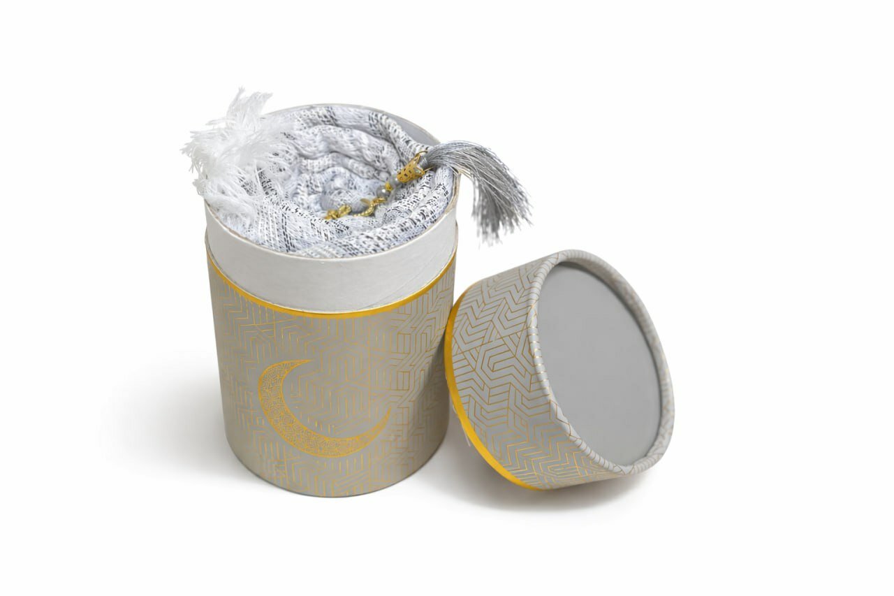 Набор для намаза, молитвенный коврик и бусины, подарочная упаковка