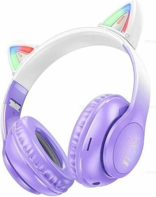 Наушники беспроводные большие W42 Bluetooth 5.3 Purple
