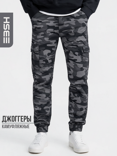 Изображение товара Брюки джоггеры Весна-Лето-Осень камуфляж